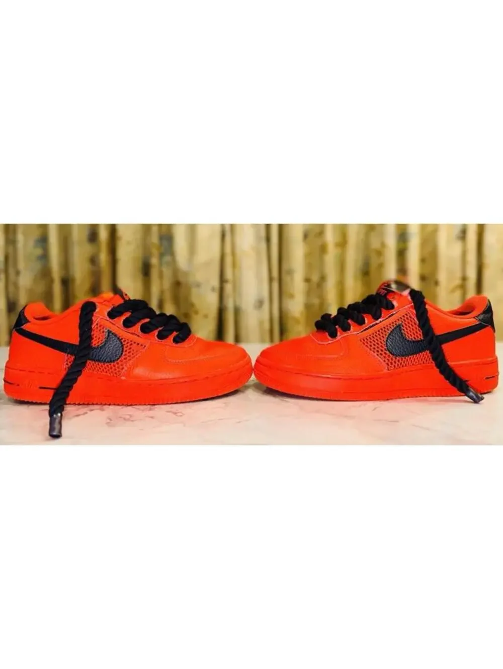 Size 5.5 (GS) - Nike Air Force 1 LV8 Low Mesh Pocket - Haban